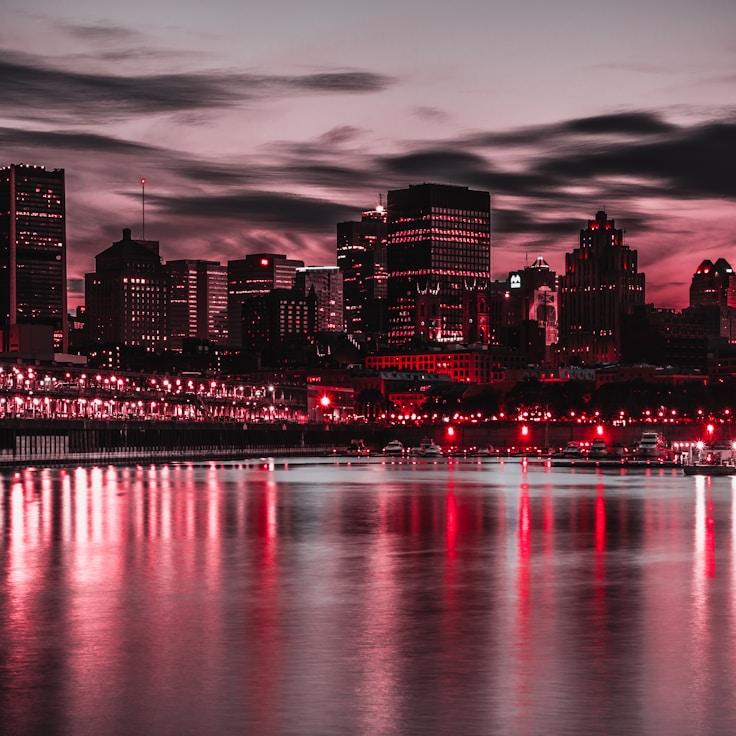 City skyline in Paris, France